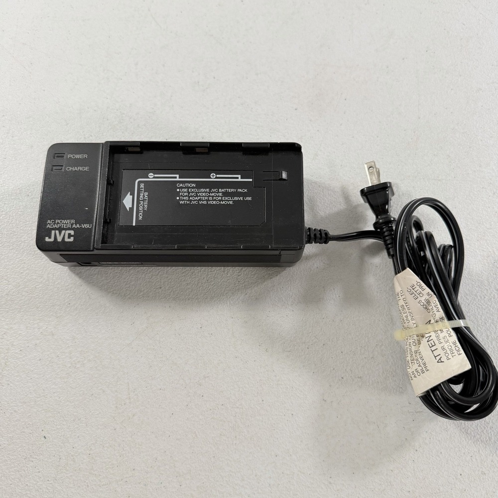 Genuine JVC AA-V6U AC‎ Power Adapter Battery Charger for Camcorder 14V TESTED
